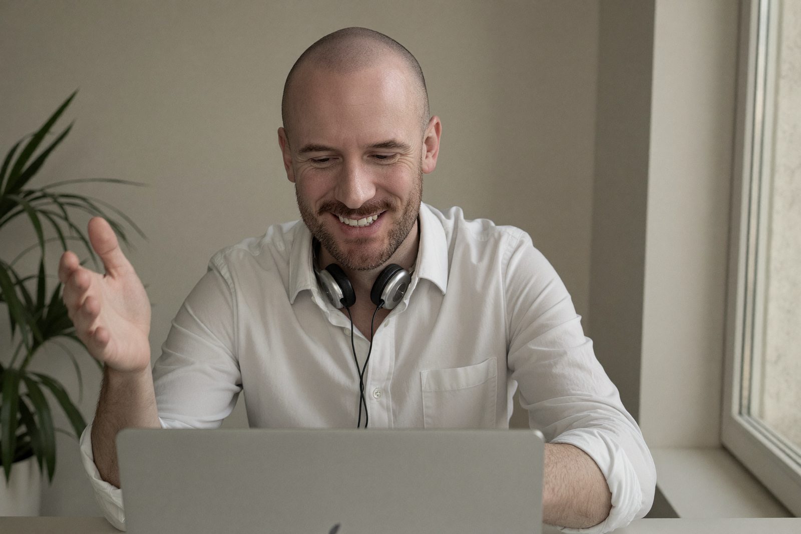 Martin Kunze im Videocall